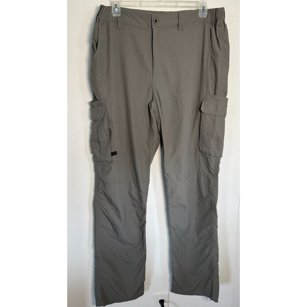 Rail Riders Pants Men's 40x34 Gray Outdoors Cargo Hiking Backpacking Adventure